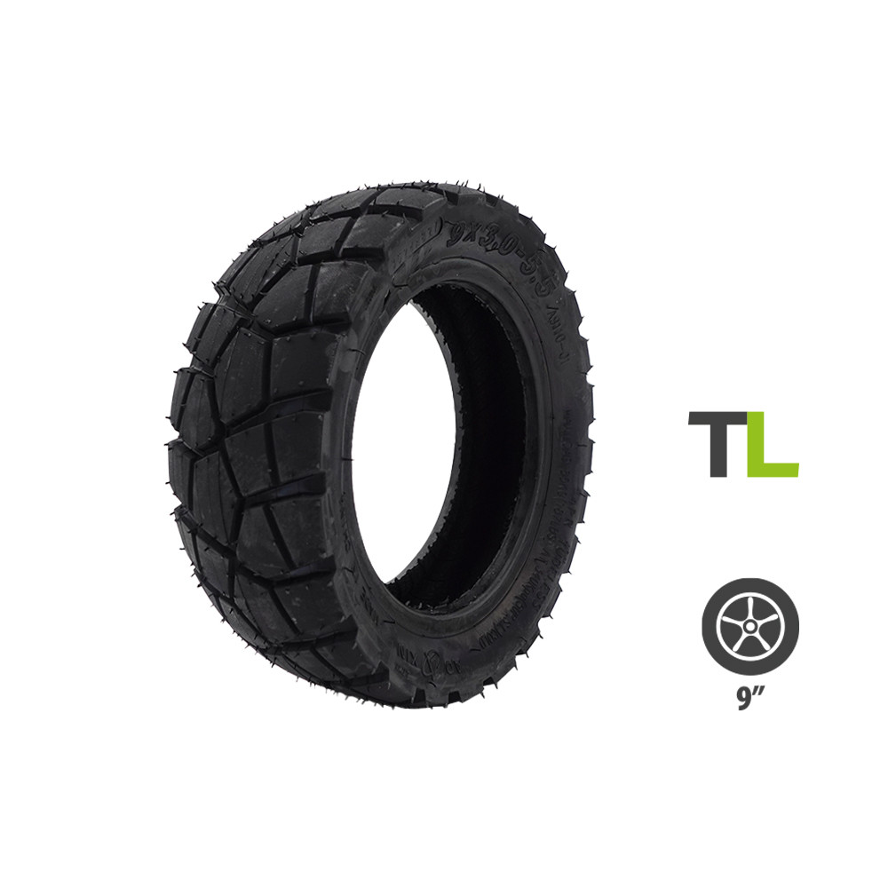 Pneu 9x3.00-5.5 tubeless off road Kukirin G2 Pro (version 2024)
