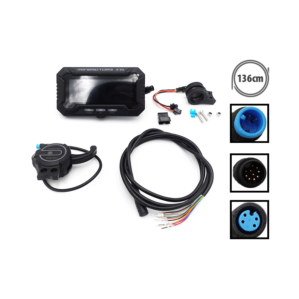 Kit display et accelerateur Ey 4 Dualtron connecteur etanche