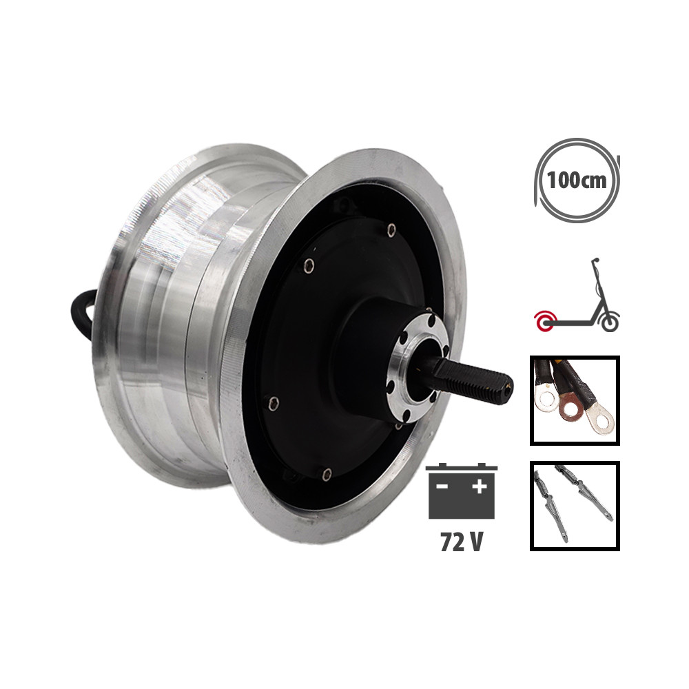 Moteur roue arrière 72V 2000W avec jante VSETT 11+