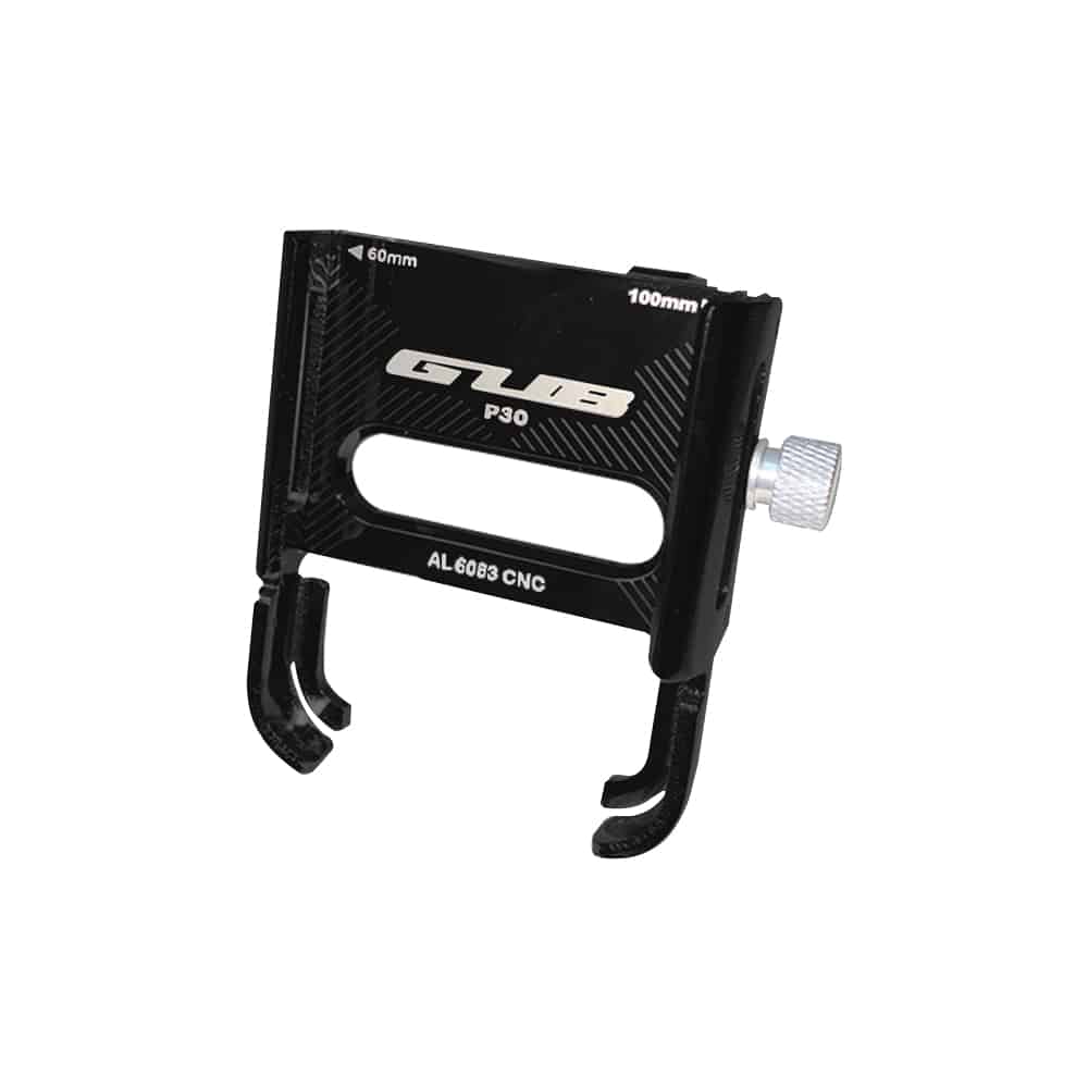 Support téléphone Gub P30 noir pour trottinette électrique wattiz