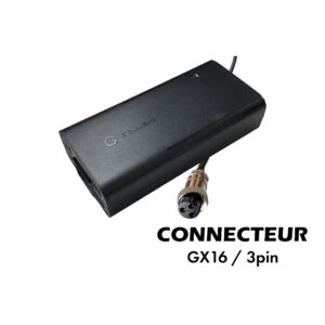 Chargeur 67.2V / 3A (connecteur GX16-3p) trottinette électrique Wattiz