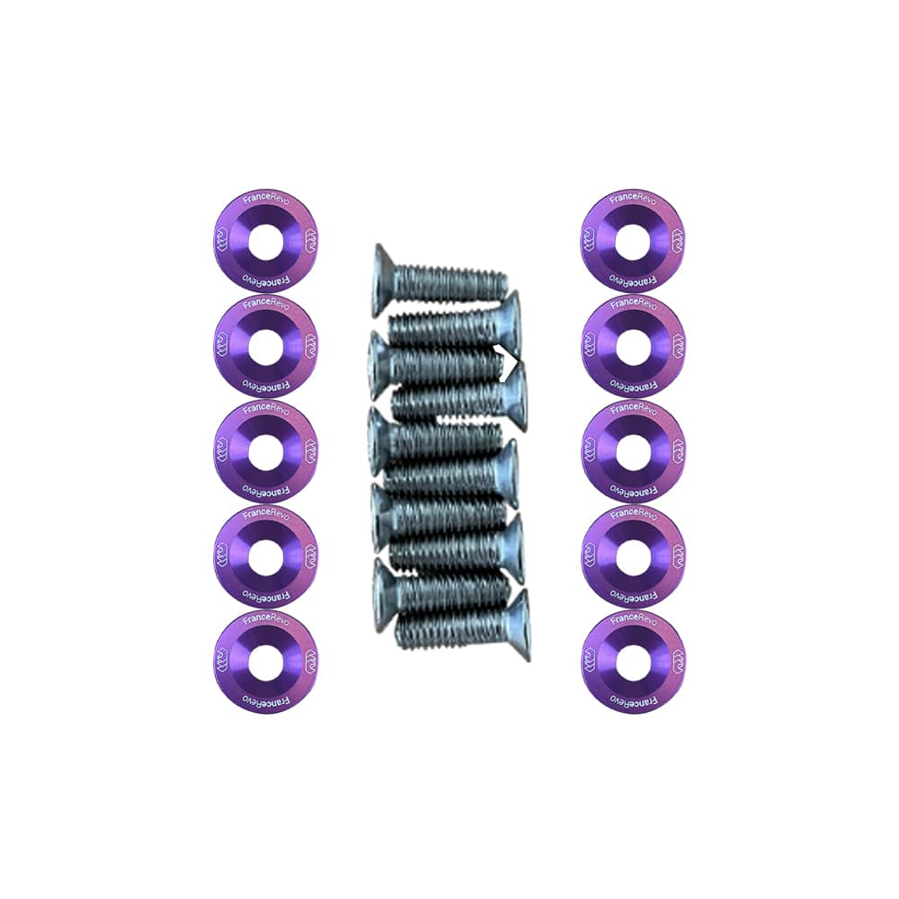 Rondelles de deck violet (X10) pour trottinette électrique wattiz