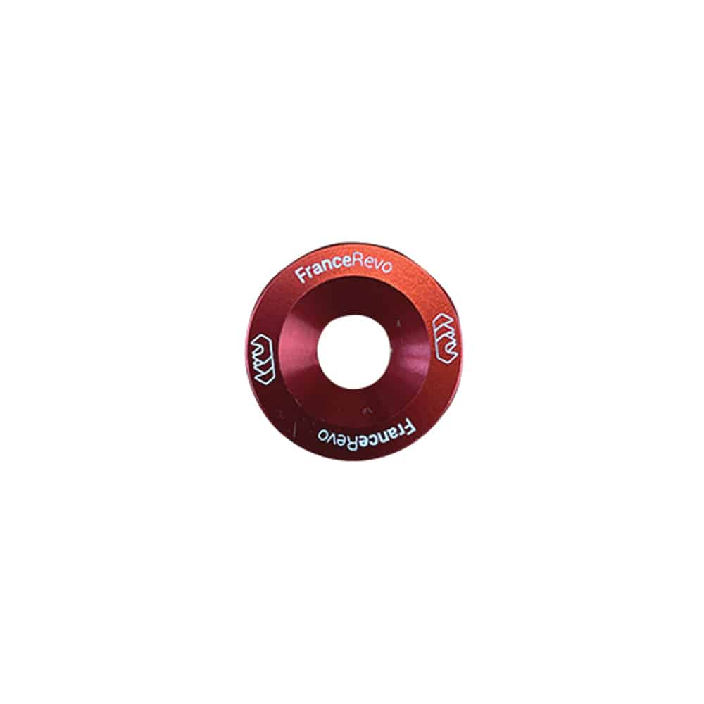 Rondelles de deck rouge (X10) pour trottinette électrique wattiz