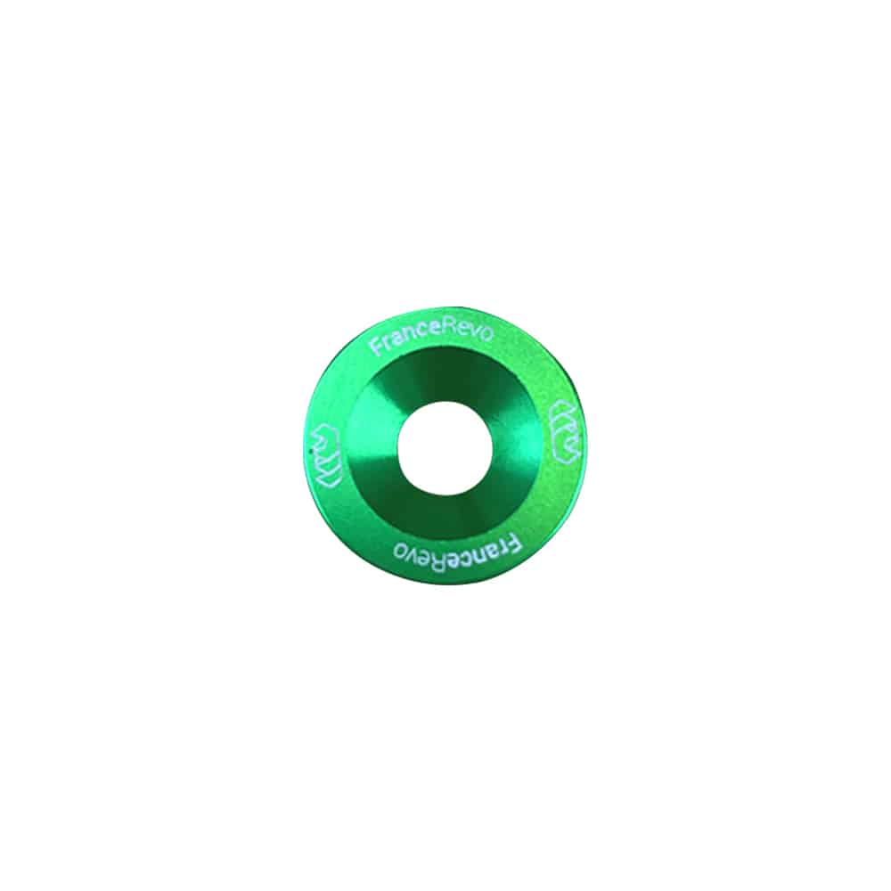 Rondelles de deck vert (X10) pour trottinette électrique wattiz