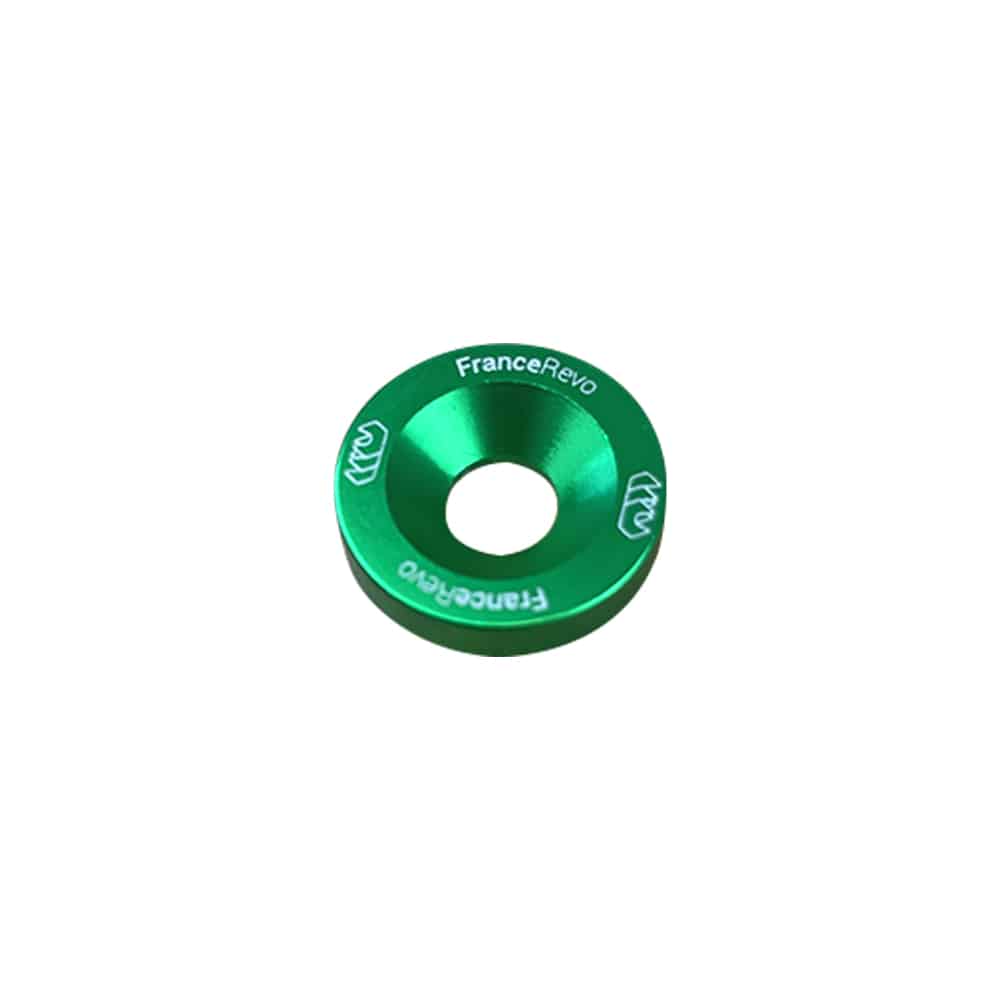 Rondelles de deck vert (X10) pour trottinette électrique wattiz
