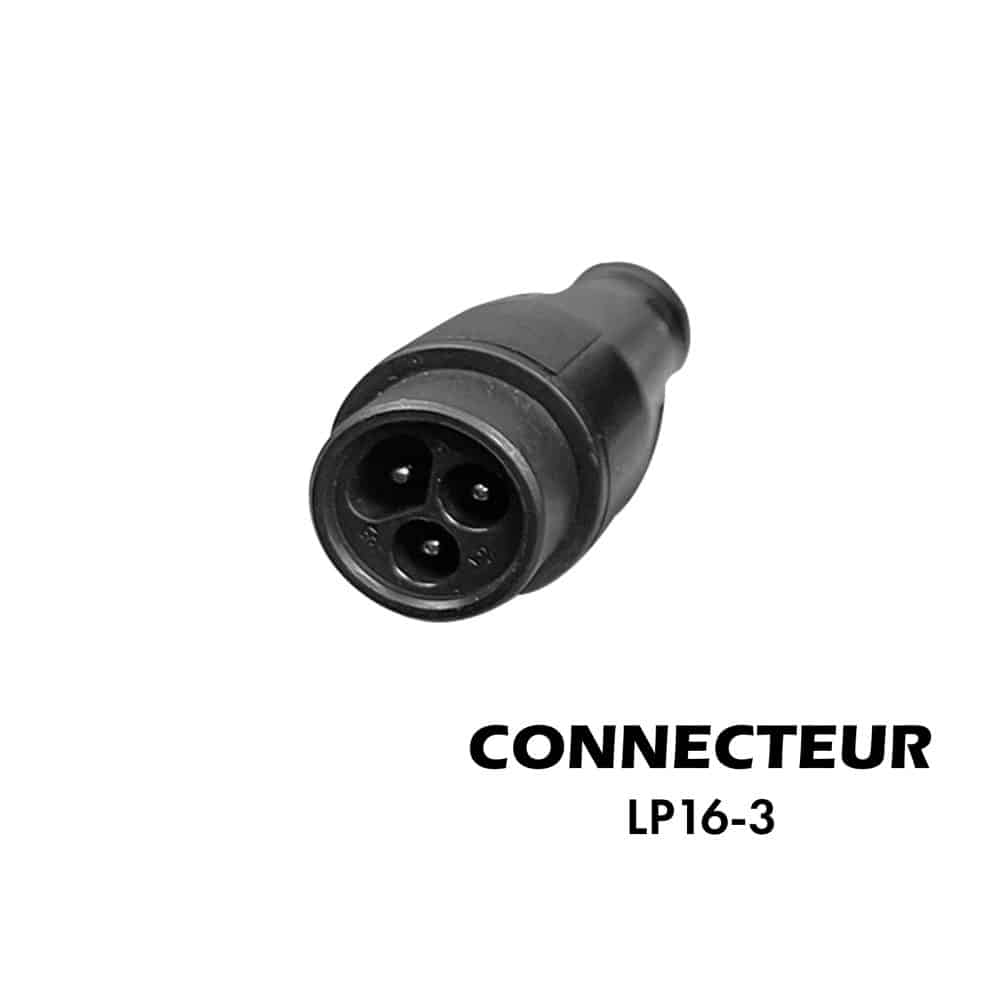 Chargeur 58.8V / 2A (connecteur LP16-3) pour trottinette électrique wattiz